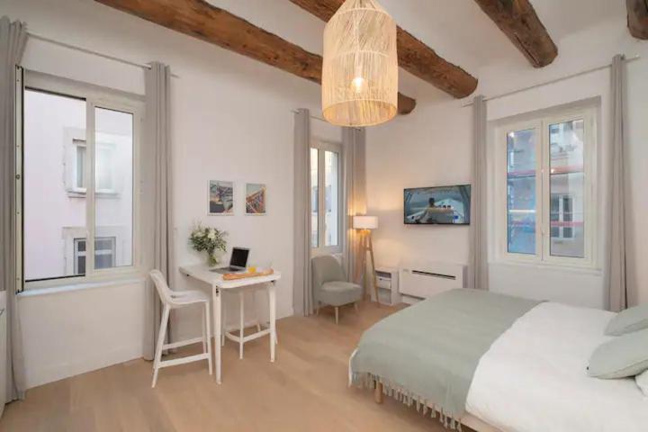 Design Suite Vieux Port Appartement Tout Equipe Climatise Marsiglia Esterno foto