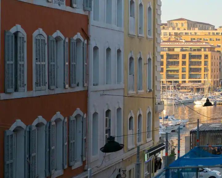 Design Suite Vieux Port Appartement Tout Equipe Climatise Marsiglia Esterno foto