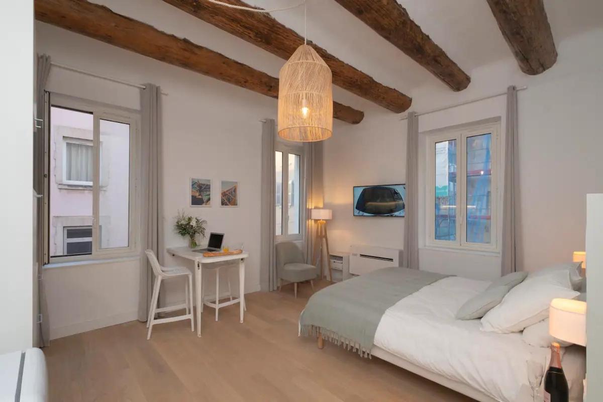 Design Suite Vieux Port Appartement Tout Equipe Climatise Marsiglia Esterno foto
